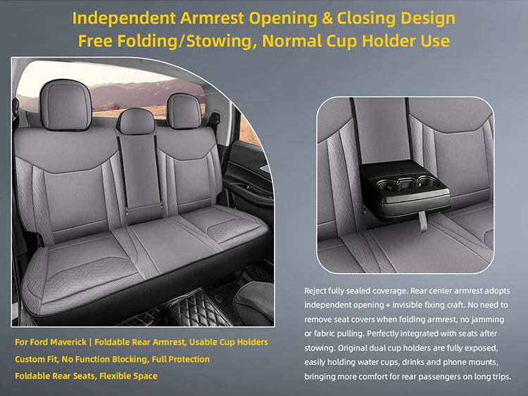 Custom Fit Ford Maverick XL XLT Seat Cover