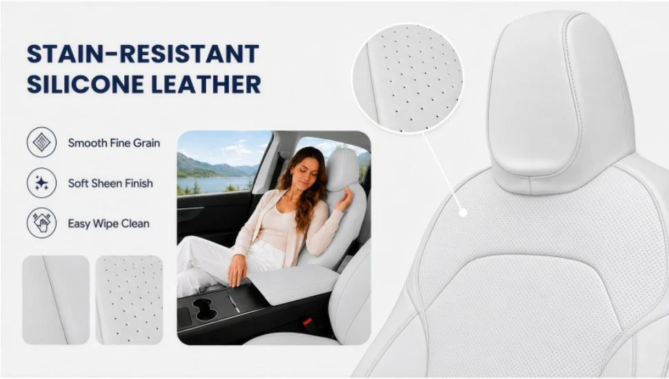 Stain-resistant Silicone Leather