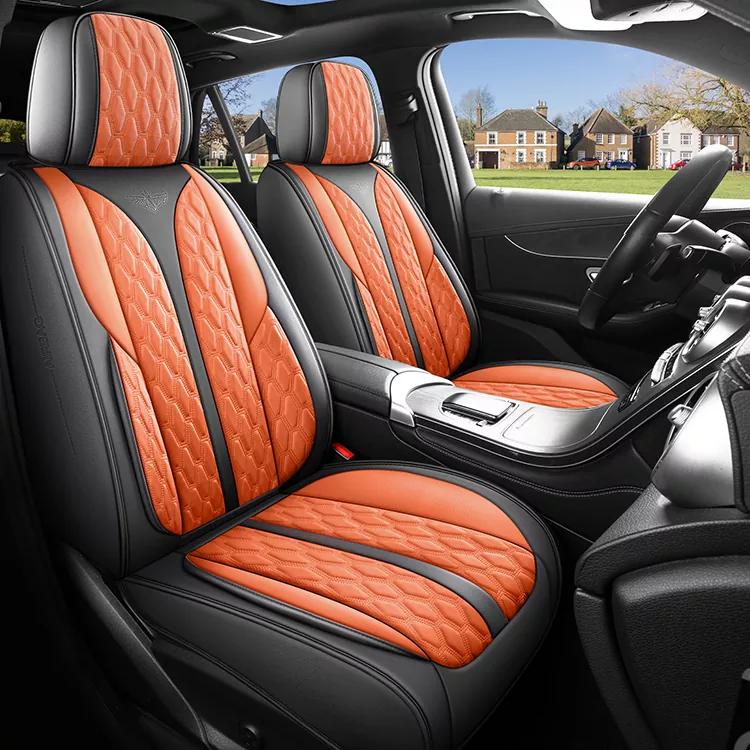 Läder Universal Auto Seat Kuddfodral Full Set